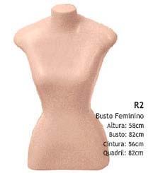 Manequim busto feminino R2 Manequim busto feminino R2