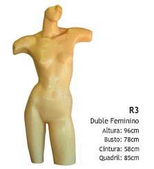 Manequim busto feminino R3 Manequim busto feminino R3