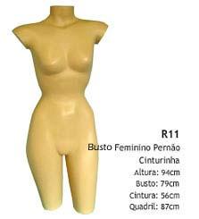 Manequim busto feminino R11 Manequim busto feminino R11