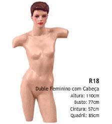 Manequim busto feminino R18 Manequim busto feminino R18