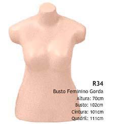 Manequim busto feminino R34 Manequim busto feminino R34