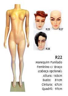 Manequim feminino corpo inteiro R22 Manequim feminino corpo inteiro R22