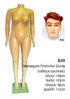 Manequim feminino corpo inteiro R49 Manequim feminino corpo inteiro R49