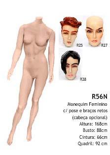 Manequim feminino corpo inteiro R56N Manequim feminino corpo inteiro R56N