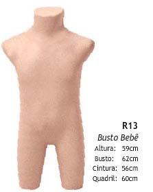 Manequim infantil busto R13 Manequim infantil busto R13