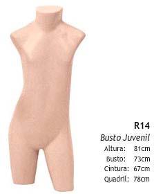 Manequim infantil busto R14 Manequim infantil busto R14