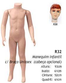 Manequim infantil Corpo Inteiro R42 Manequim infantil Corpo Inteiro R42