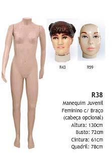 Manequim feminino corpo inteiro R4157 Manequim feminino corpo inteiro R4157