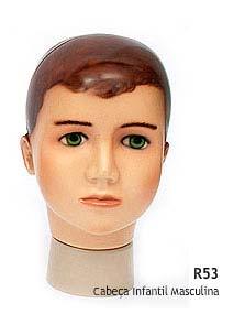 Manequim infantil cabeça R31 Manequim infantil cabeça R31