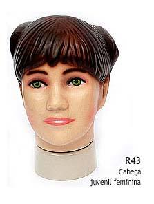 Manequim juvenil cabeça R44 Manequim juvenil cabeça R44