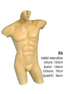 Manequim masculino busto R6 Manequim masculino busto R6