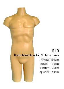 Manequim masculino busto R10 Manequim masculino busto R10