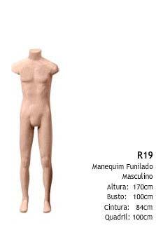 Manequim masculino corpo inteiro R19 Manequim masculino corpo inteiro R19